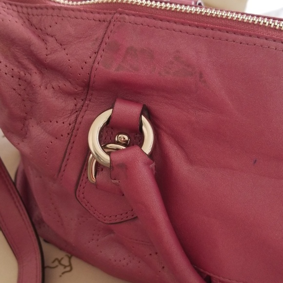 Vintage Coach Ashley Satchel - Rare Magenta C1182-F17130 - Picture 5 of 8